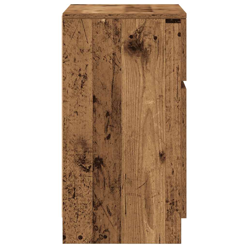 Bedside Cabinet Old Wood 39x35x65 cm Engineered Wood